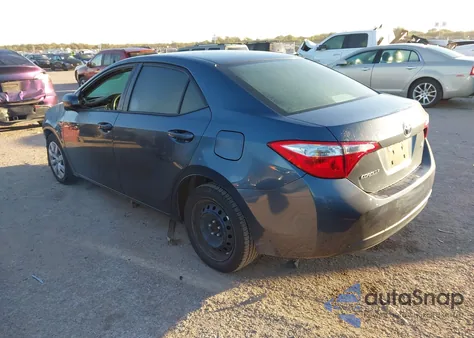 2015 Toyota Corolla Le z USA, uszkodzony, nr VIN 2T1BURHE1FC363228